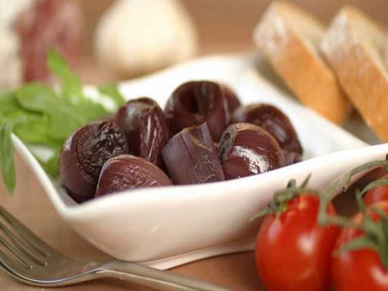 Balsamico-Schalotten in Rioja