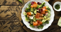 Lachs-Gurken-Salat