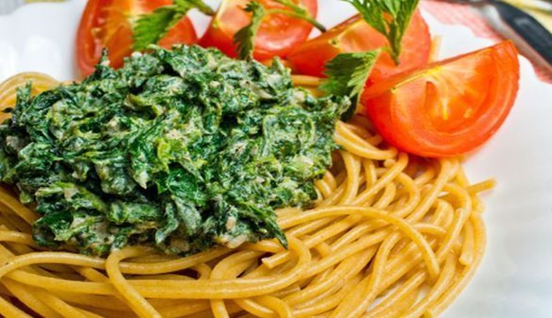 Spinat-Ricotta-Spaghetti