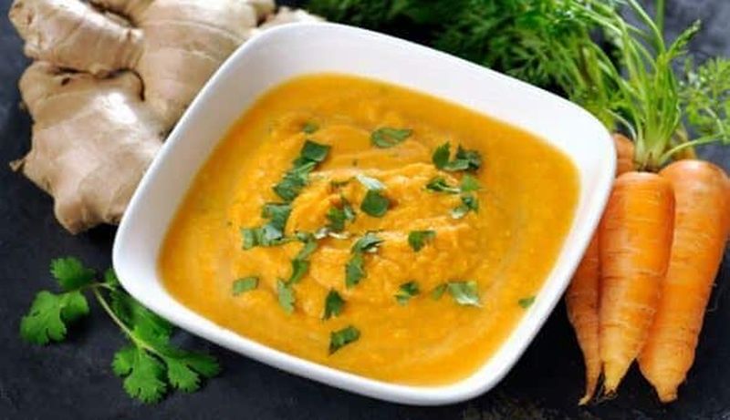Möhrensuppe mit Ingwer
