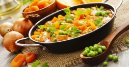 Veganes Hühnerfrikassee