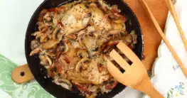 Hähnchengeschnetzeltes mit Champignons