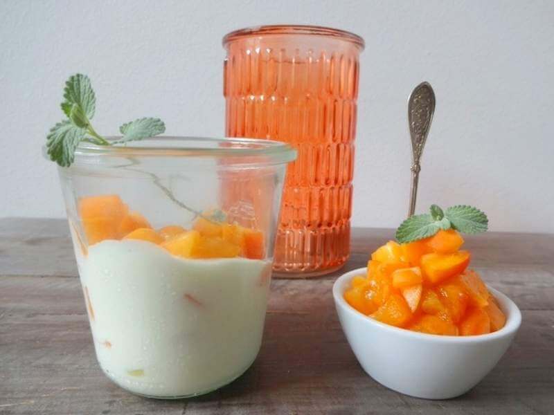 Frozen Joghurt Kokos-Aprikose