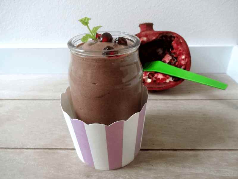Protein-Snack Schoko-Mohn mit Granatapfel 