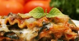 Champignon-Spinat-Lasagne