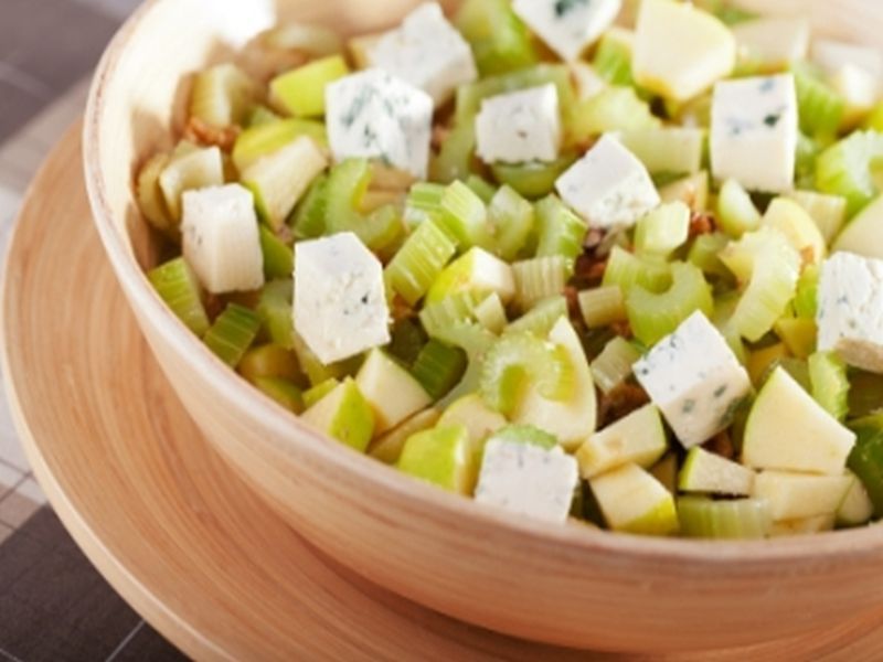 Apfel-Lauch-Salat 