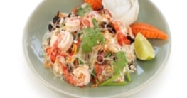 Asiatischer Shrimps Salat