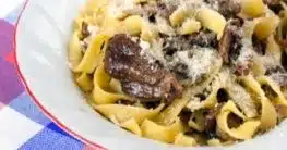 Spaghetti con funghi