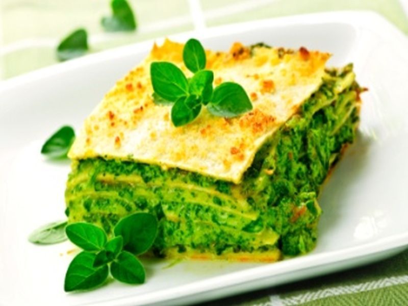 Feta Spinat Lasagne