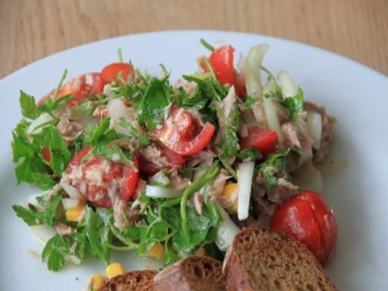 Thunfisch-Tomaten-Salat 