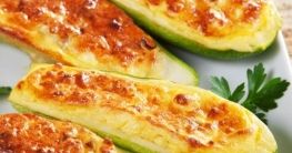 Überbackene Zucchini