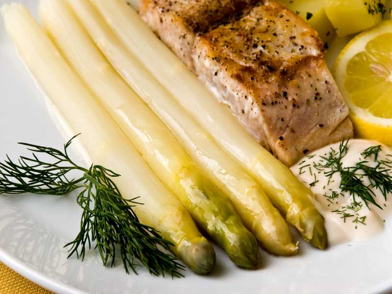 Spargel aus dem Ofen