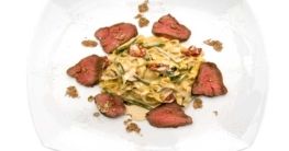 Tagliatelle mit Kalbfleisch