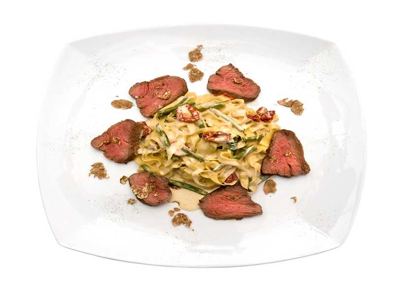 Tagliatelle mit Kalbfleisch