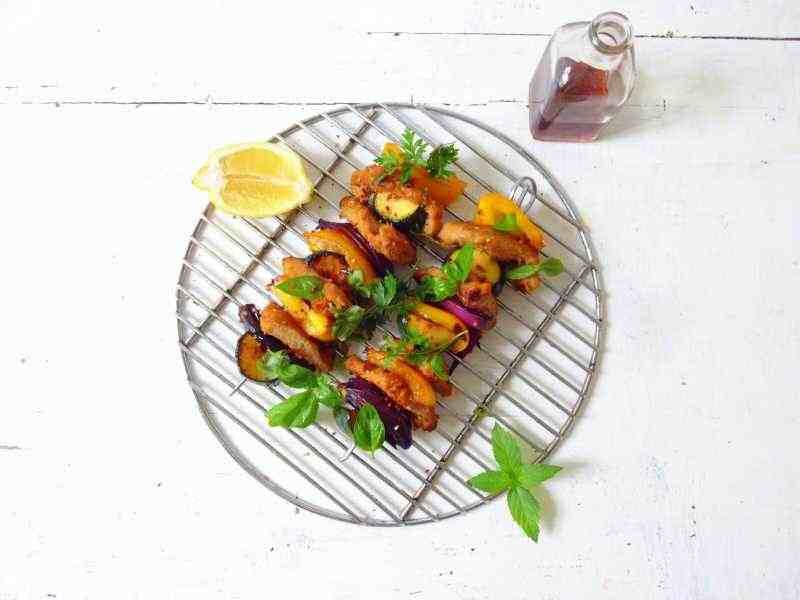 Vegane Grillspieße 