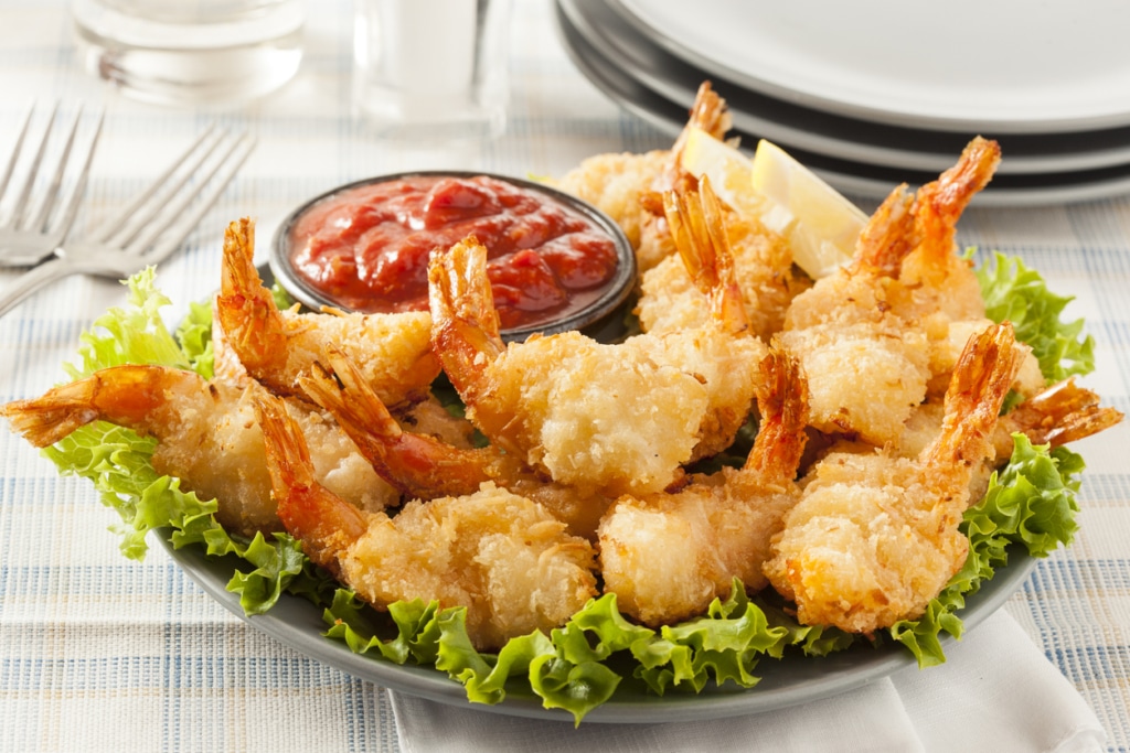Knusprig panierte Garnelen Rezept