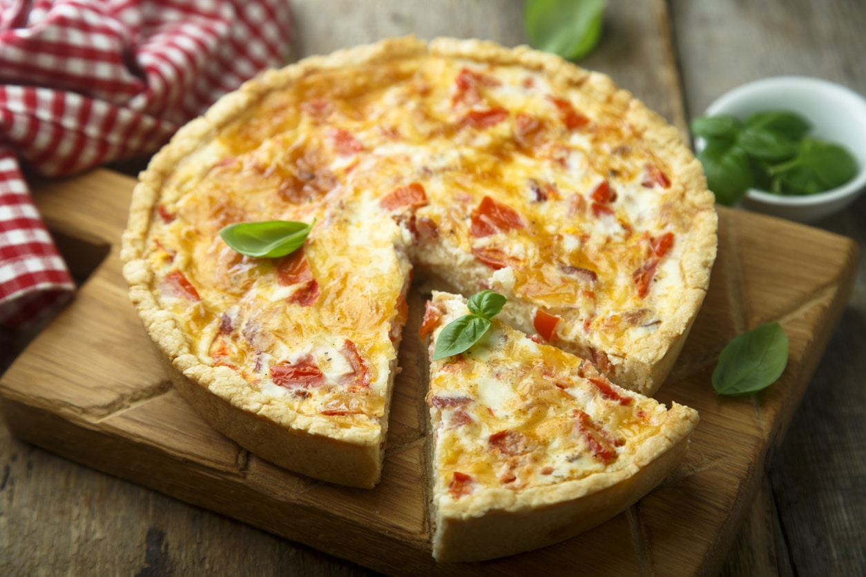 Vegane Tomaten Quiche