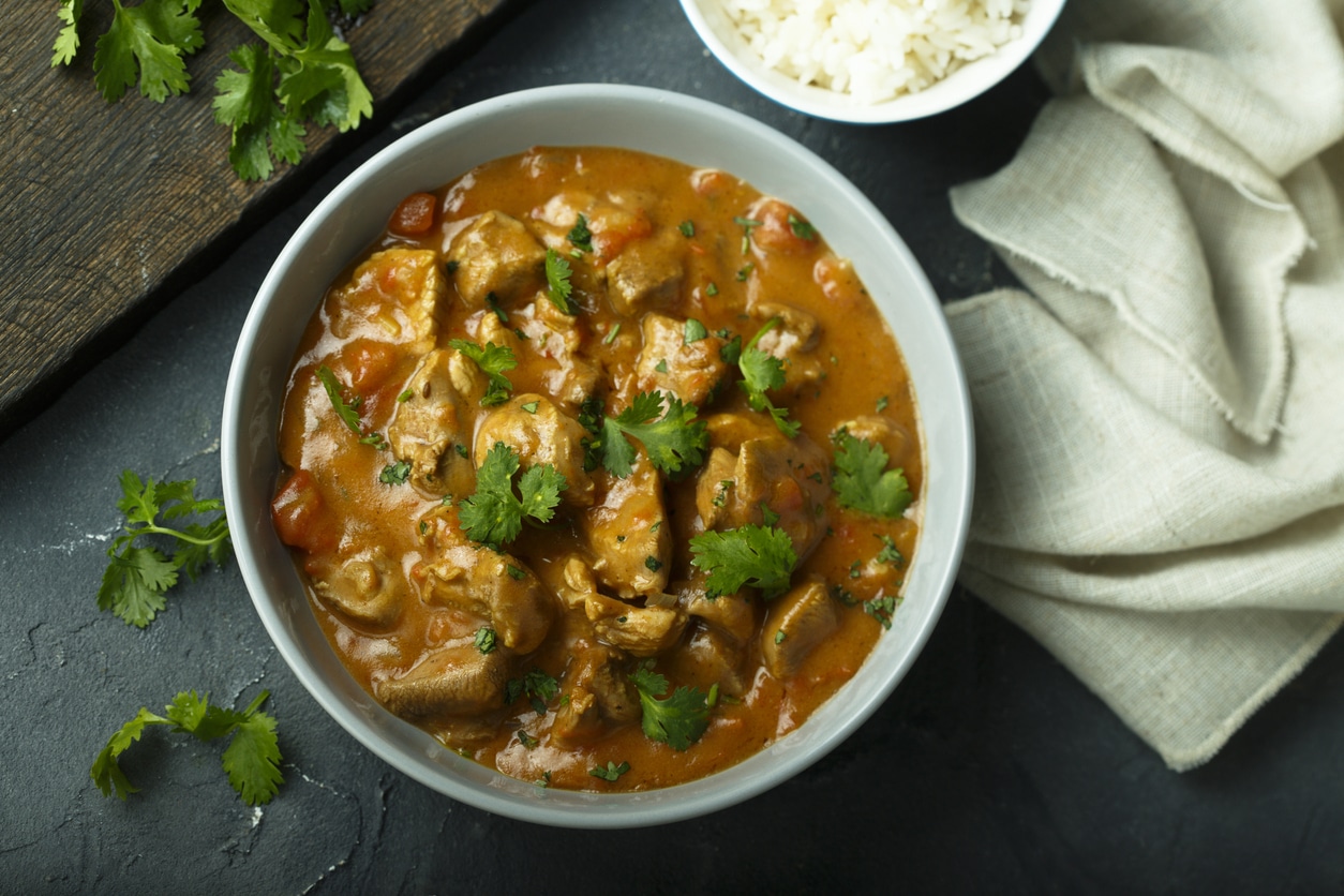 Veganes Soja Chicken Korma