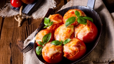 Orientalisch gefüllte Tomaten