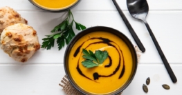 Kürbis-Kaffee-Suppe