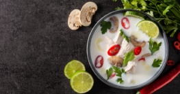 Thailändische Kokossuppe