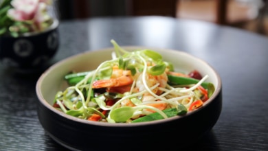 Chinesisches Gemüse mit Mie-Nudeln