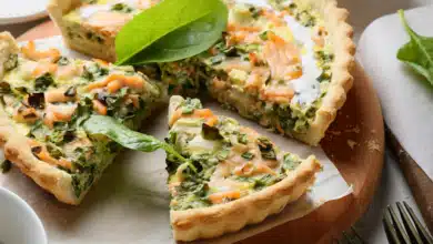 Lachs Quiche