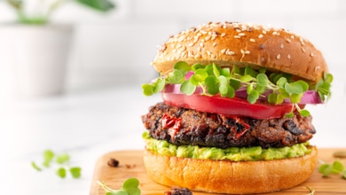 Vegetarischer Burger
