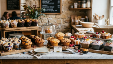 Muffins und kleine Ofenkuchen