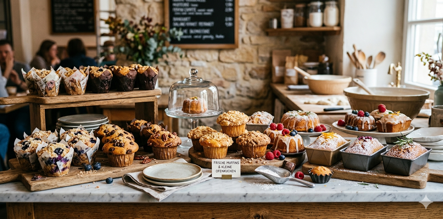 Muffins und kleine Ofenkuchen
