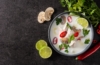 Thailändische Kokossuppe