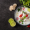 Thailändische Kokossuppe