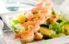 Salat mit Shrimps