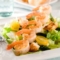 Salat mit Shrimps