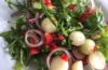 Melonen - Salat mit Rucola und Parmaschinken
