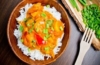 Rotes Hähnchencurry